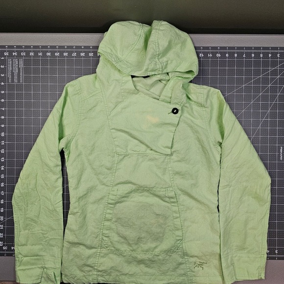 Arc'teryx Tops - Arcteryx C'esta Linen Hoodie Womens Medium Yellow Anorak Gorpcore Hiking Outdoor